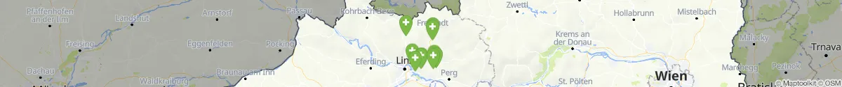 Kartenansicht für Apotheken-Notdienste in der Nähe von Reichenthal (Urfahr-Umgebung, Oberösterreich)